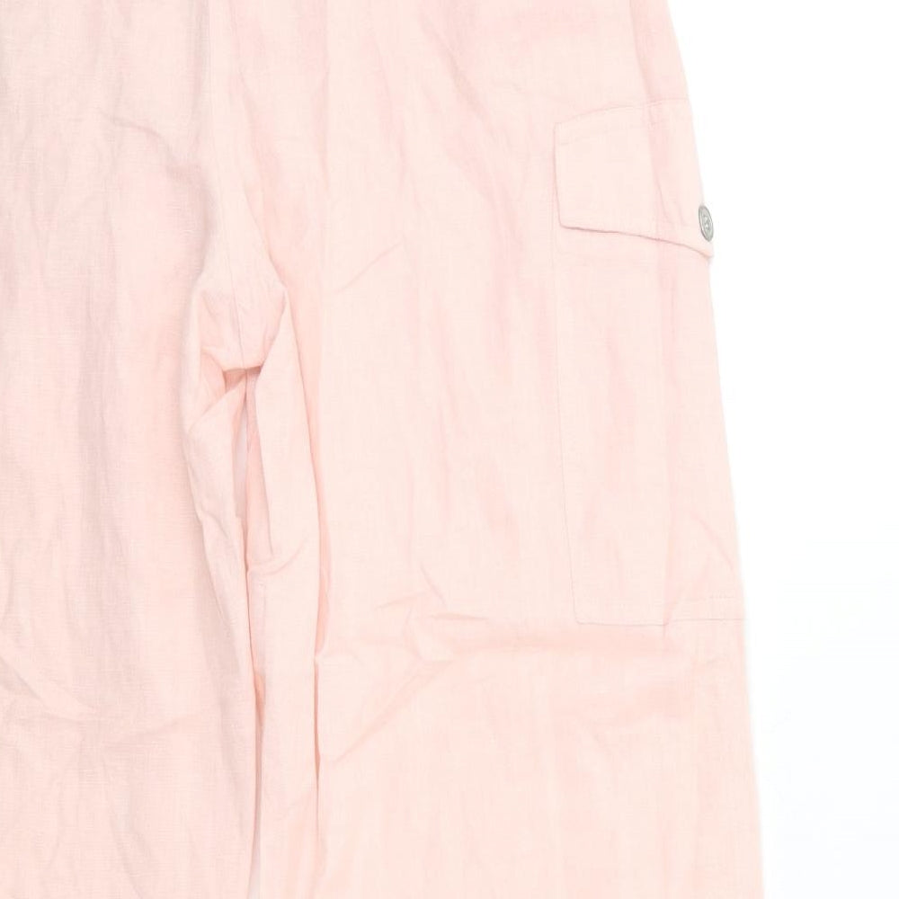 Cotton Traders Womens Pink   Trousers  Size 14 L26 in