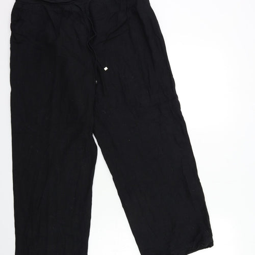 CAPSULE Womens Black   Trousers  Size 18 L28 in