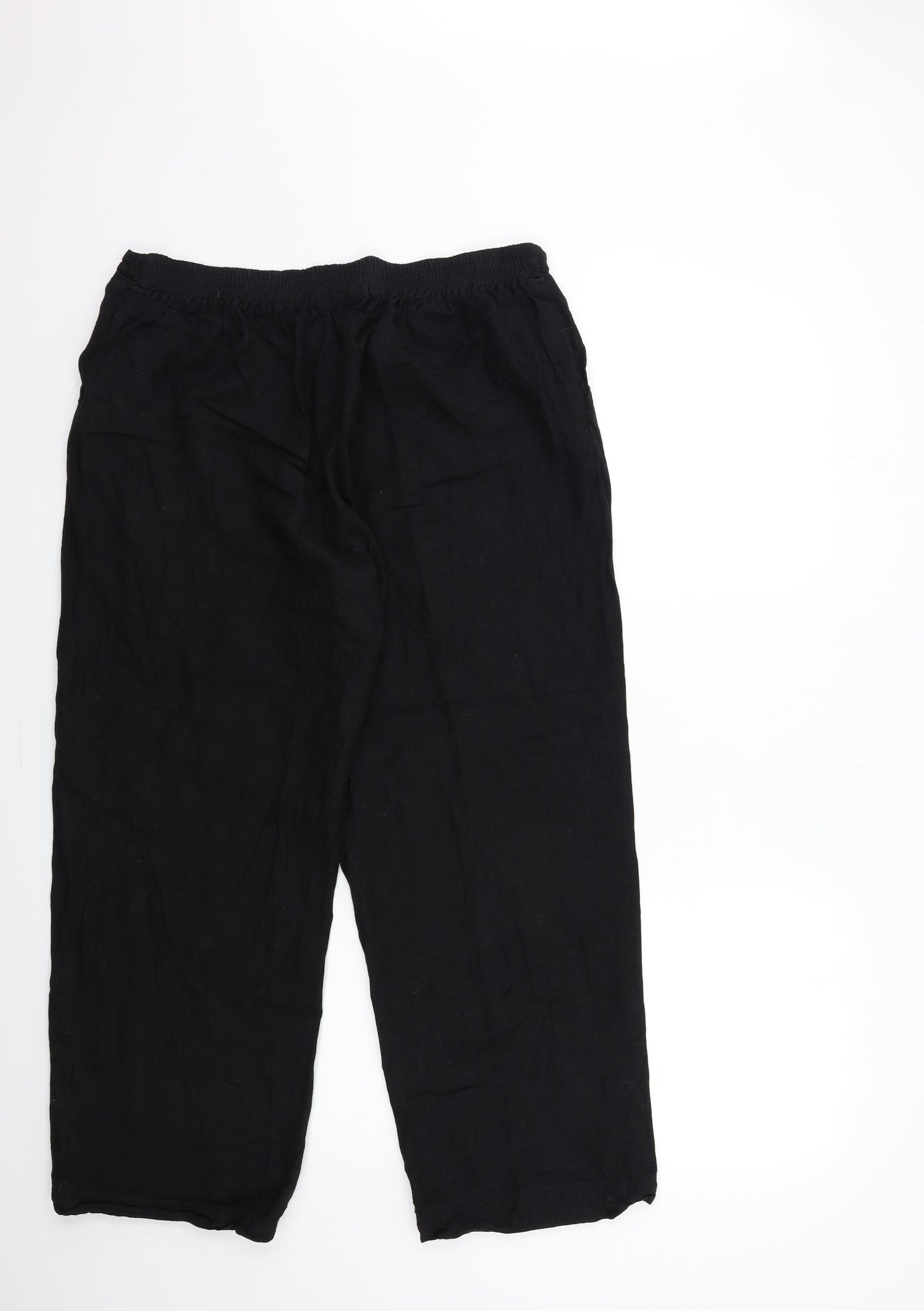 CAPSULE Womens Black   Trousers  Size 18 L28 in