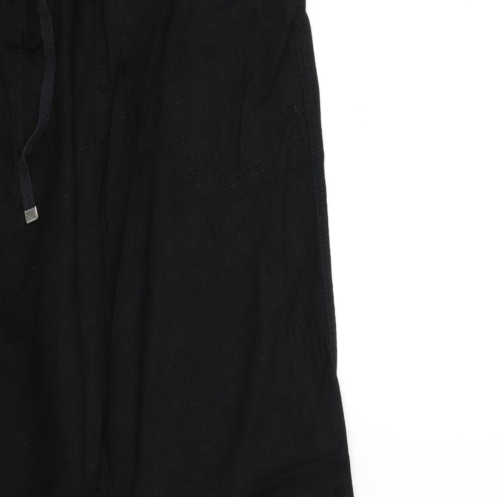 George Womens Black   Trousers  Size 12 L27 in
