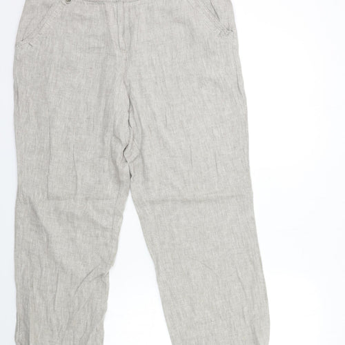 Maine Womens Grey   Trousers  Size 16 L29 in