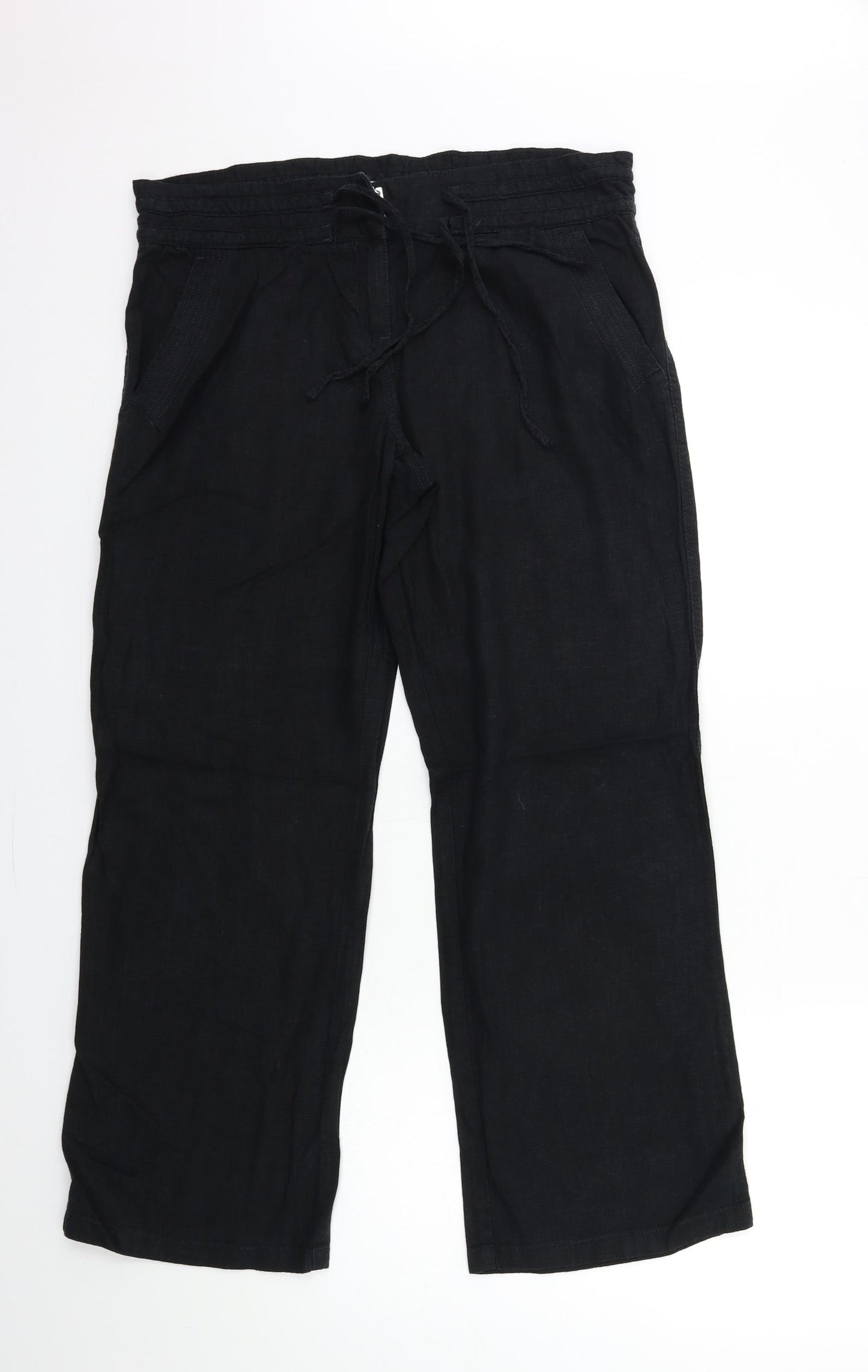 NEXT Womens Black   Trousers  Size 14 L27 in