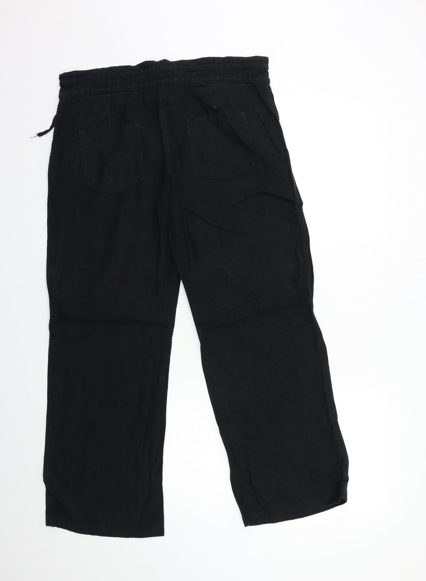 NEXT Womens Black   Trousers  Size 14 L27 in