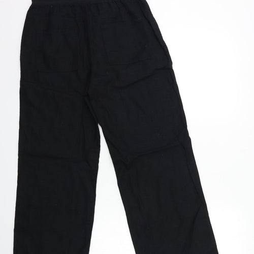 Marks and Spencer Womens Black   Trousers  Size 8 L29 in
