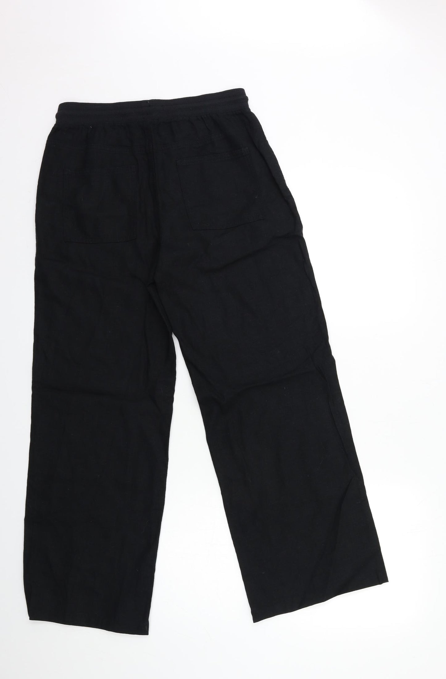 Marks and Spencer Womens Black   Trousers  Size 8 L29 in