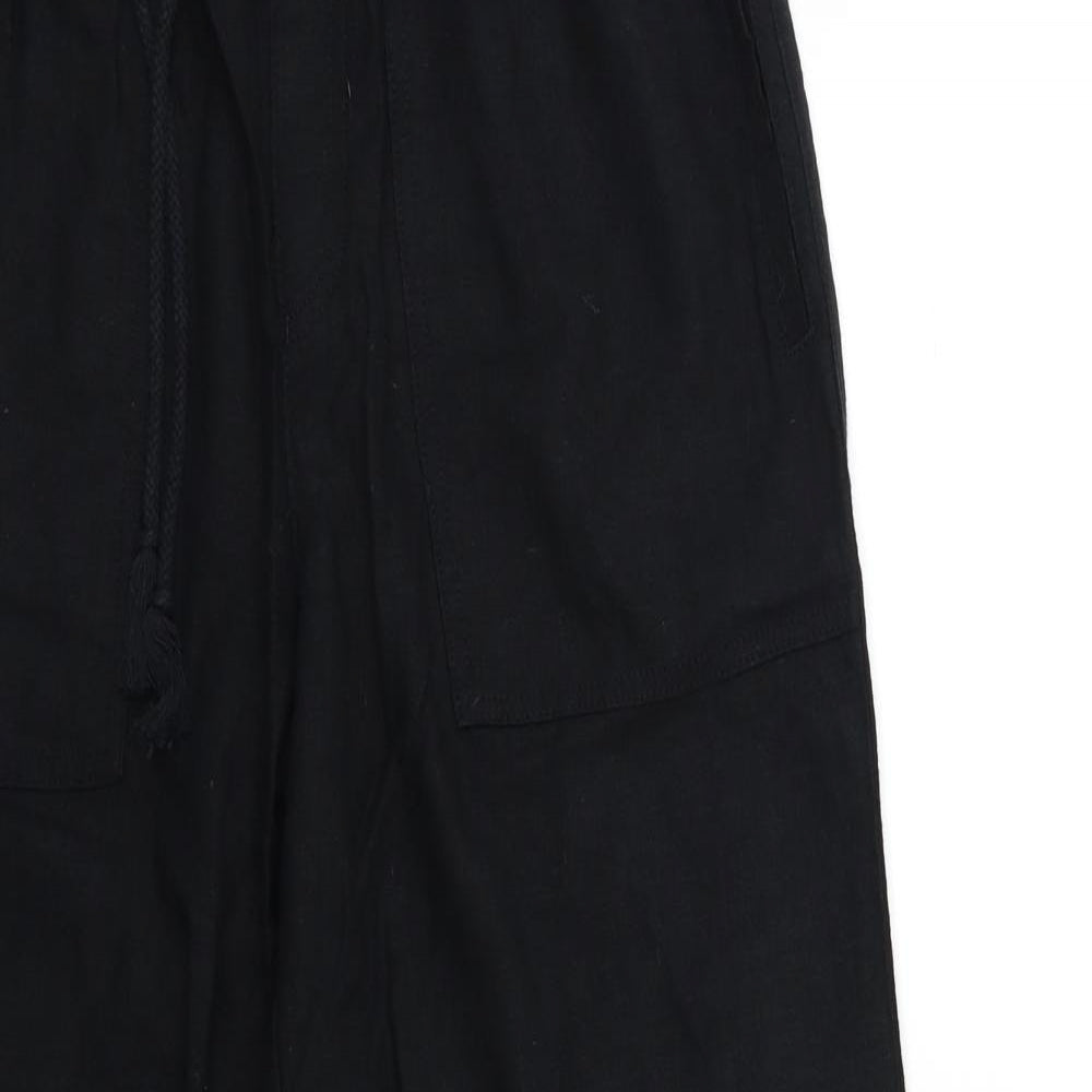Marks and Spencer Womens Black   Trousers  Size 8 L29 in