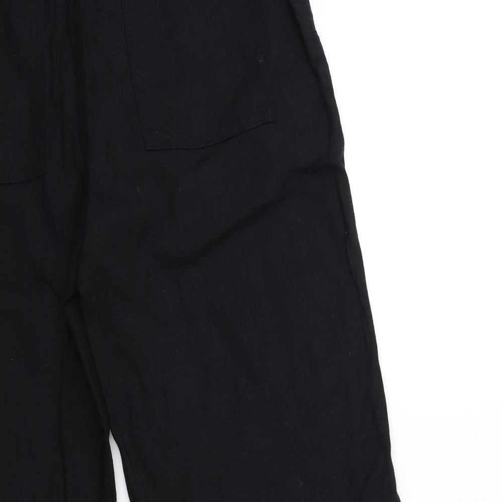 Marks and Spencer Womens Black   Trousers  Size 8 L29 in