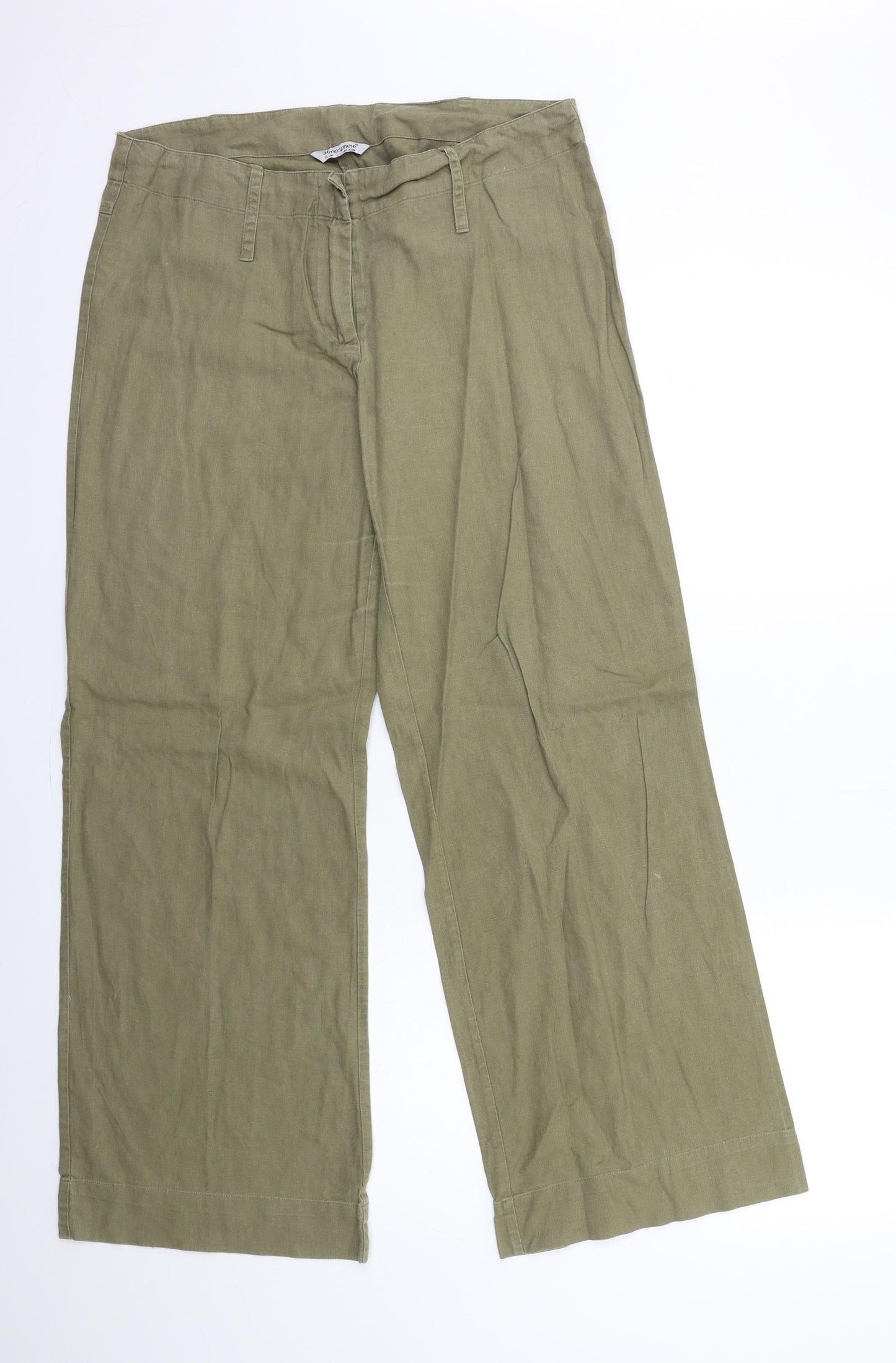 Atmosphere Womens Green   Trousers  Size 12 L32 in