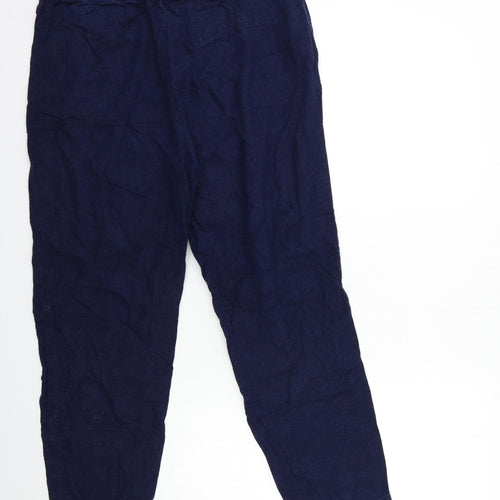 Papaya Womens Blue   Trousers  Size 14 L27 in