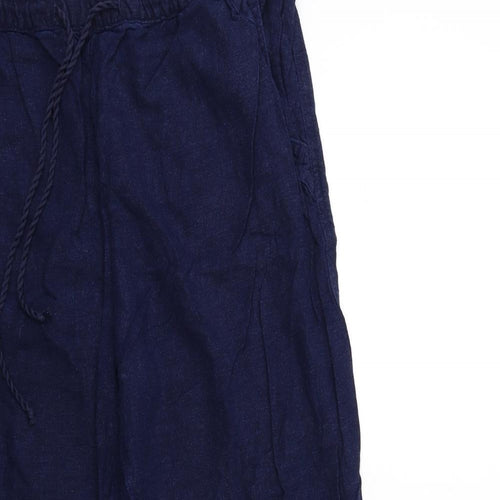 Papaya Womens Blue   Trousers  Size 14 L27 in