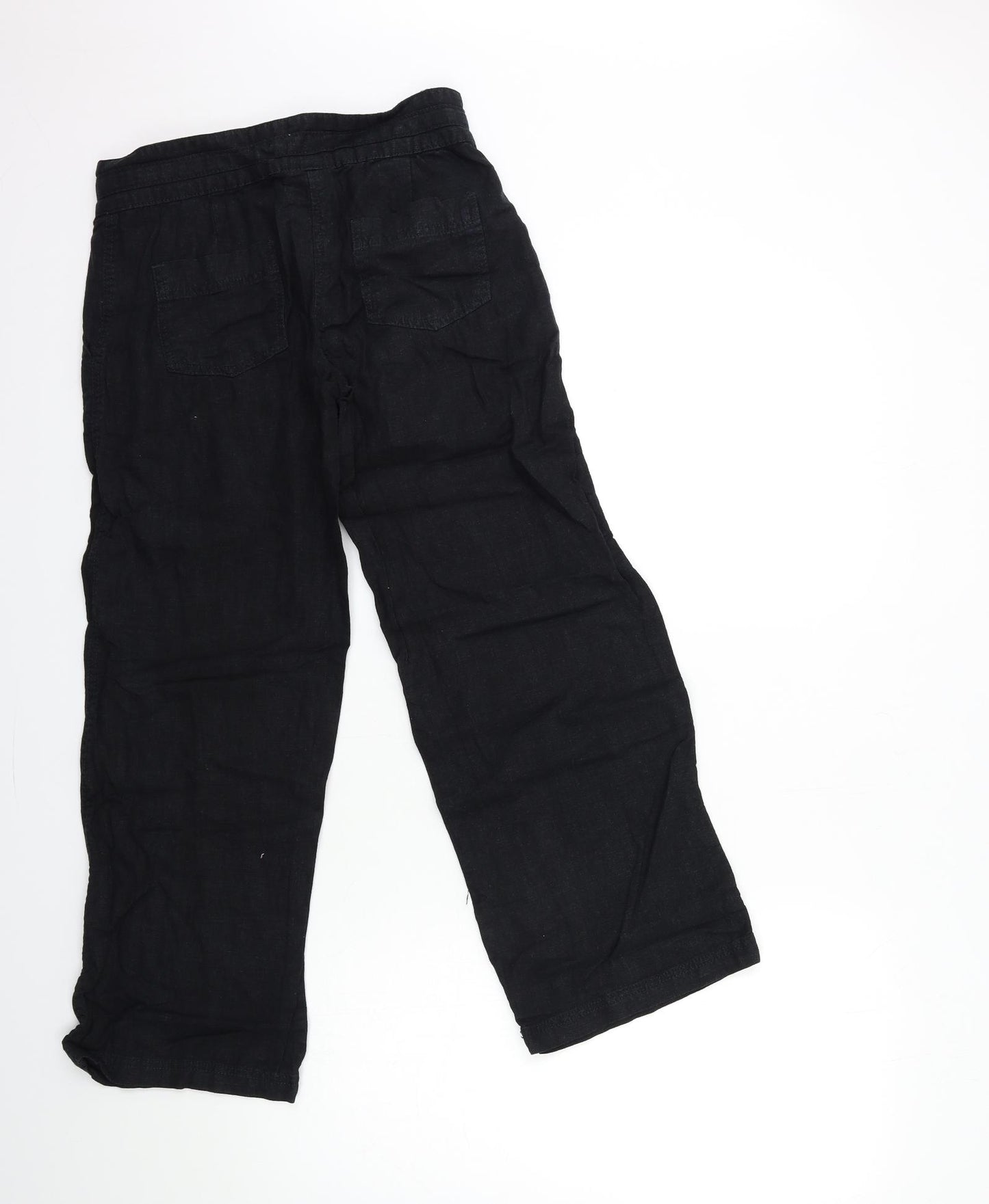 NEXT Womens Black   Trousers  Size 6 L27 in