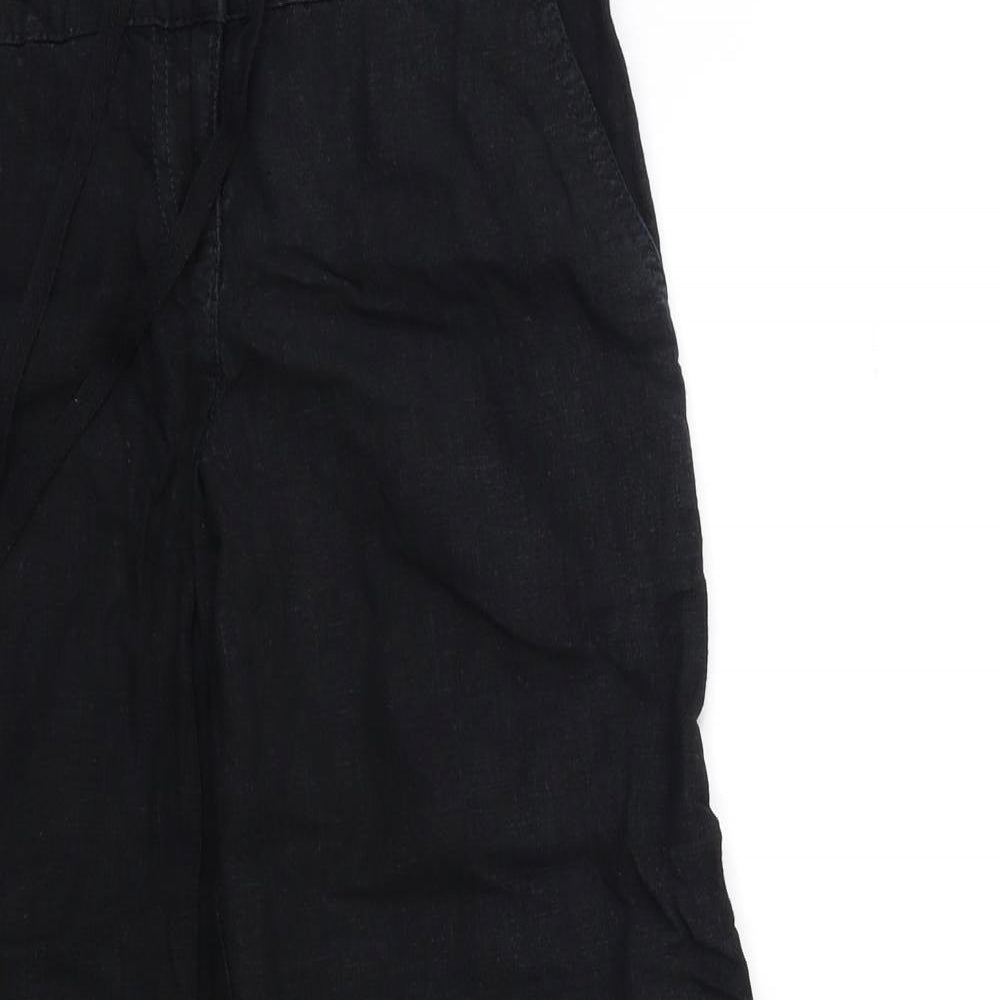NEXT Womens Black   Trousers  Size 6 L27 in