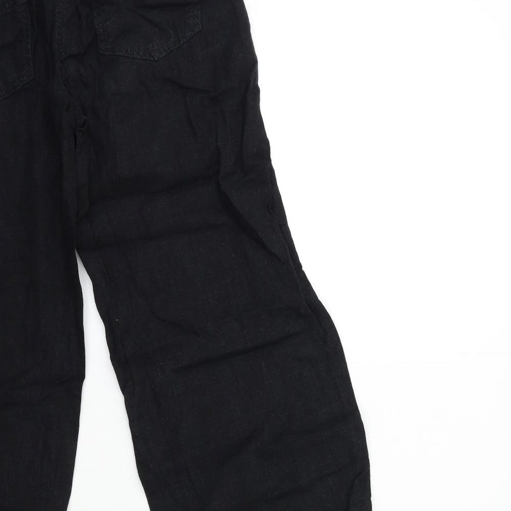 NEXT Womens Black   Trousers  Size 6 L27 in