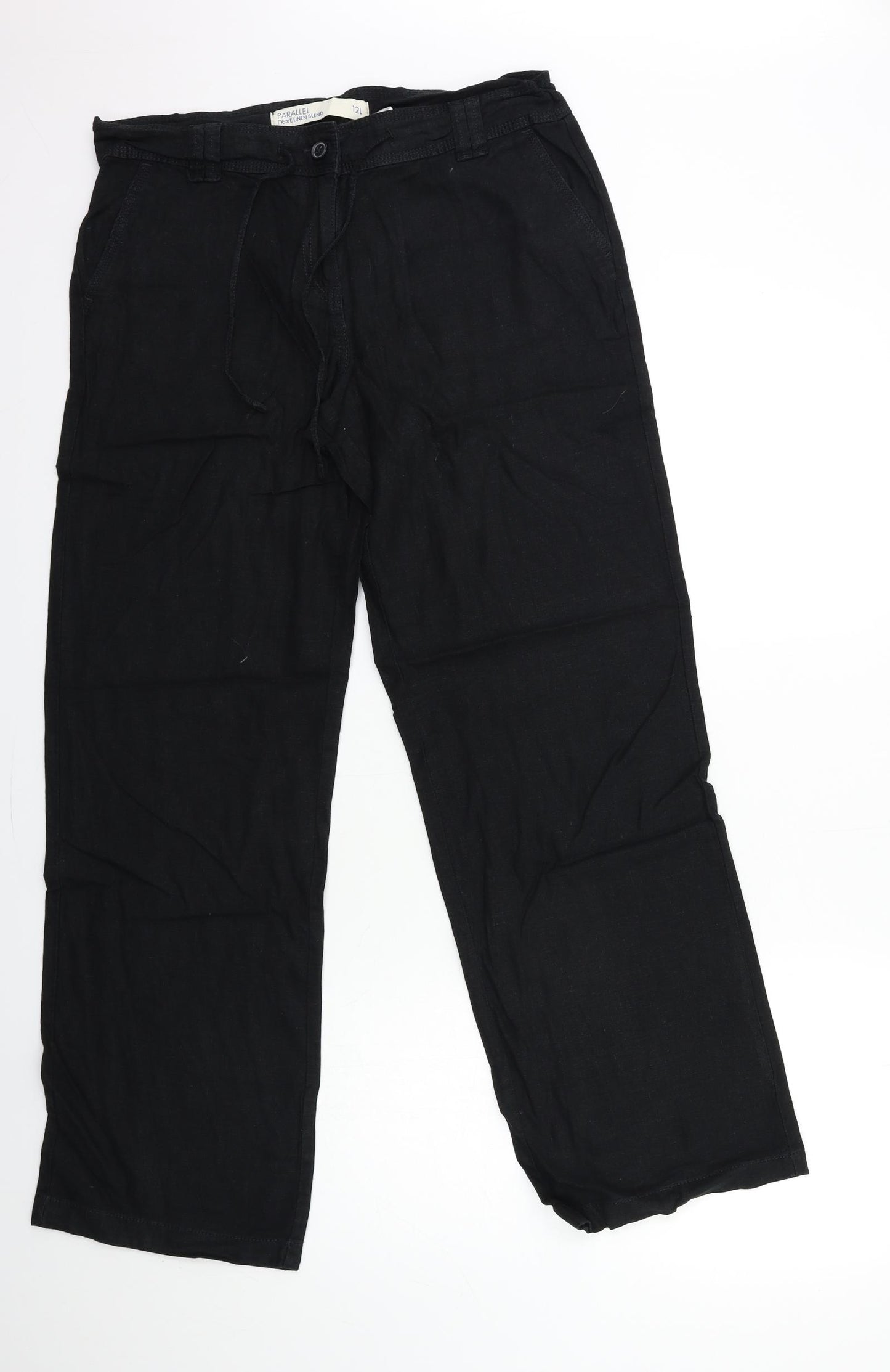 NEXT Womens Black   Trousers  Size 12 L30 in