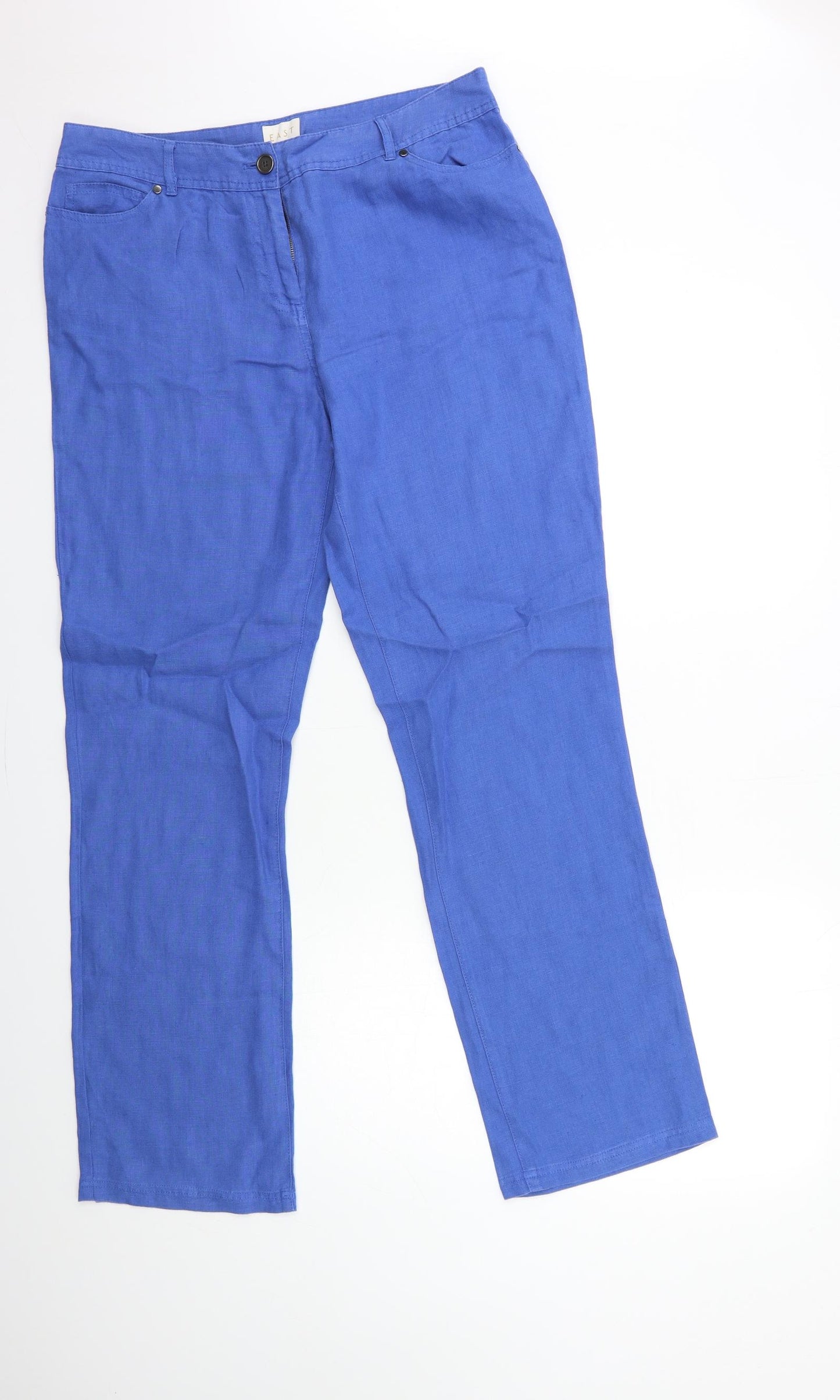 EAST Womens Blue   Trousers  Size 12 L30 in
