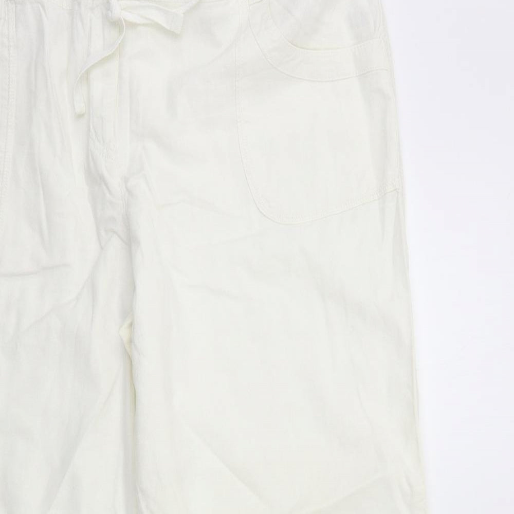 George Womens White   Trousers  Size 22 L29 in