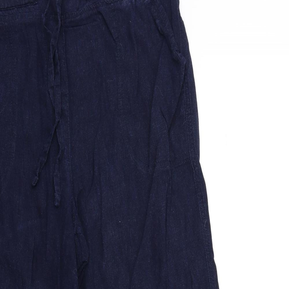Bonmarché Womens Blue   Trousers  Size 12 L27 in