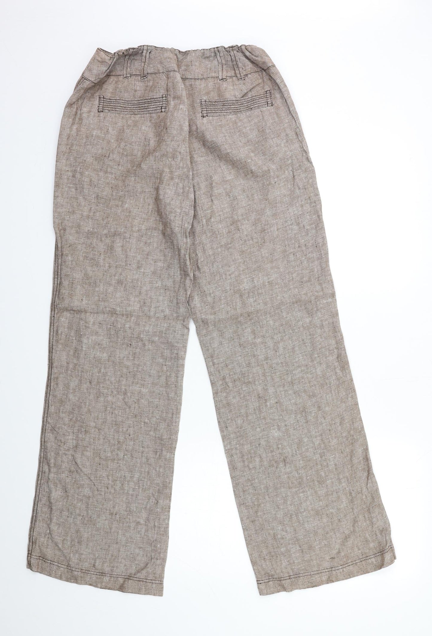 Debenhams Womens Brown   Trousers  Size 12 L31 in
