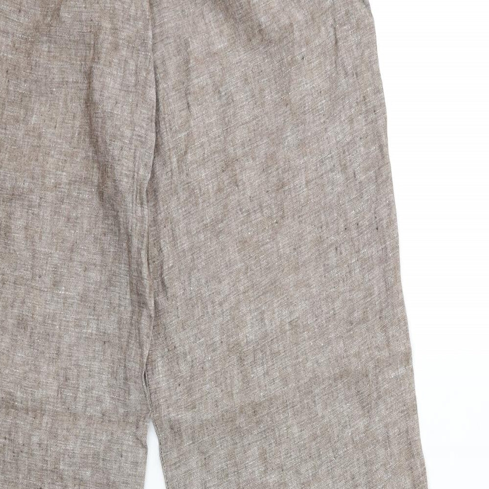 Debenhams Womens Brown   Trousers  Size 12 L31 in