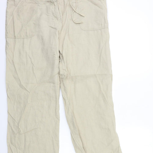Atmosphere Womens Beige   Trousers  Size 18 L31 in