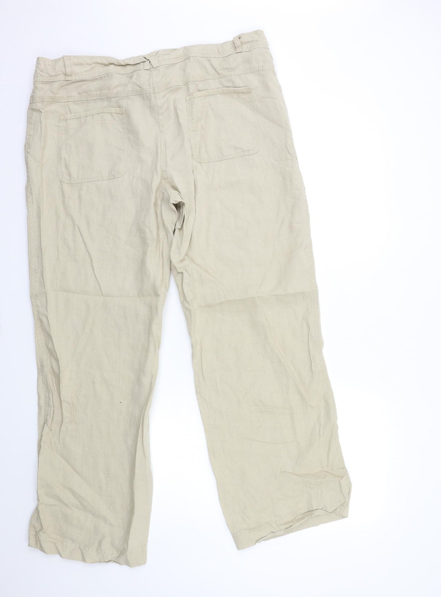 Atmosphere Womens Beige   Trousers  Size 18 L31 in