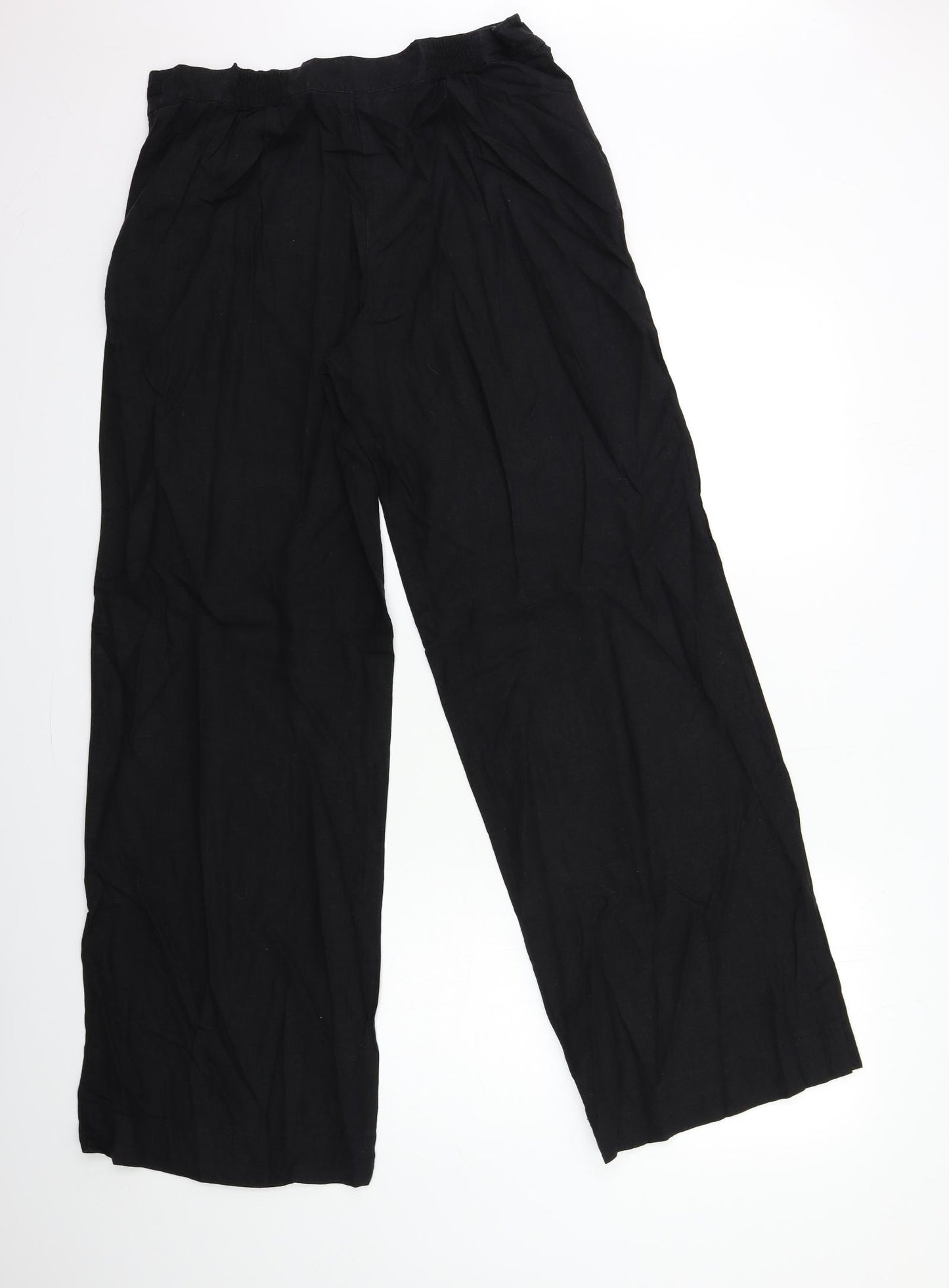 Marks and Spencer Womens Black   Trousers  Size 14 L31 in