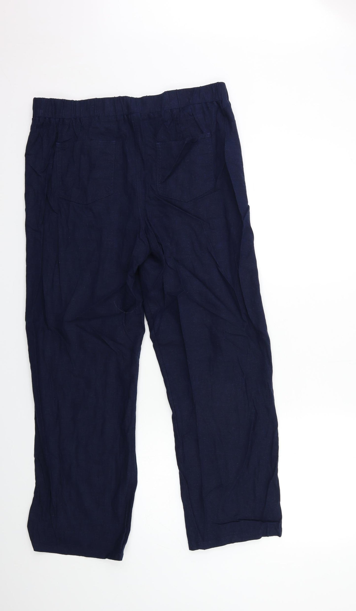 Cotton Traders Womens Blue   Trousers  Size 14 L28 in