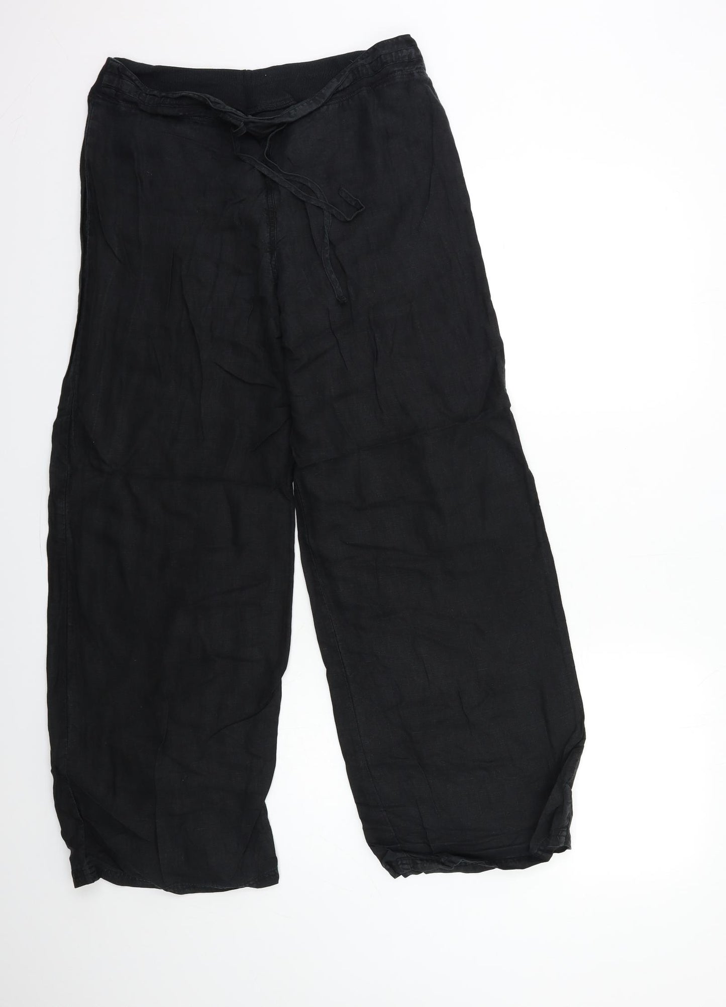 Marks and Spencer Womens Black   Trousers  Size 14 L30 in