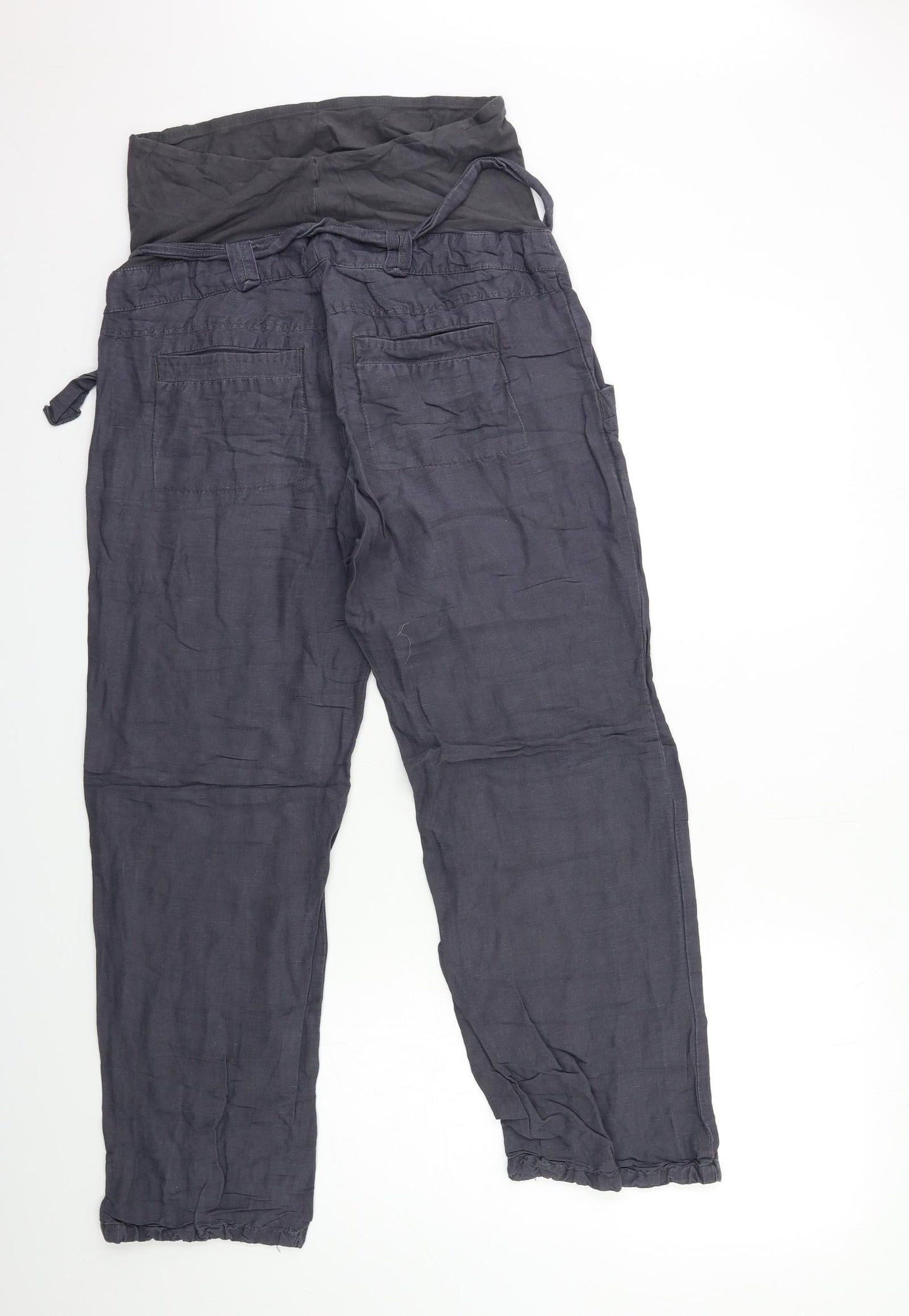 H&M Womens Grey   Trousers  Size 10 L28 in