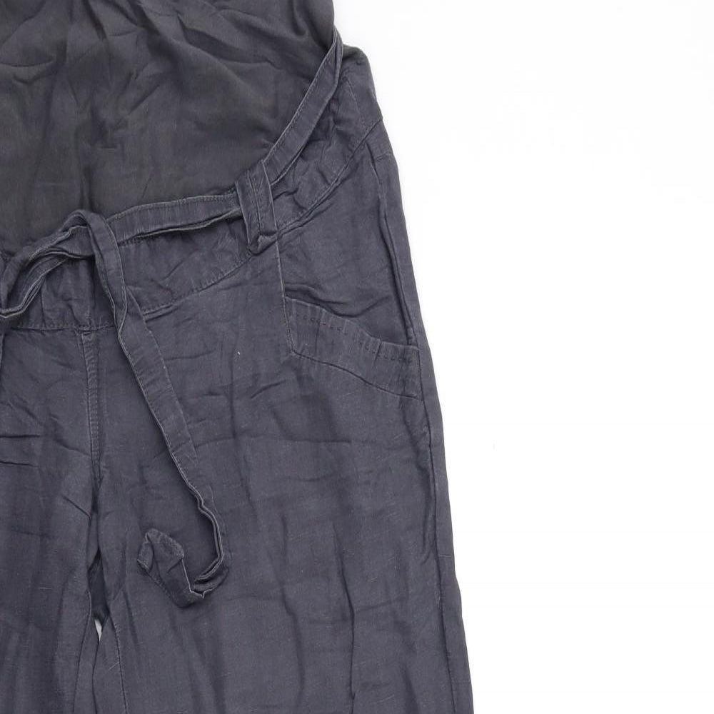 H&M Womens Grey   Trousers  Size 10 L28 in