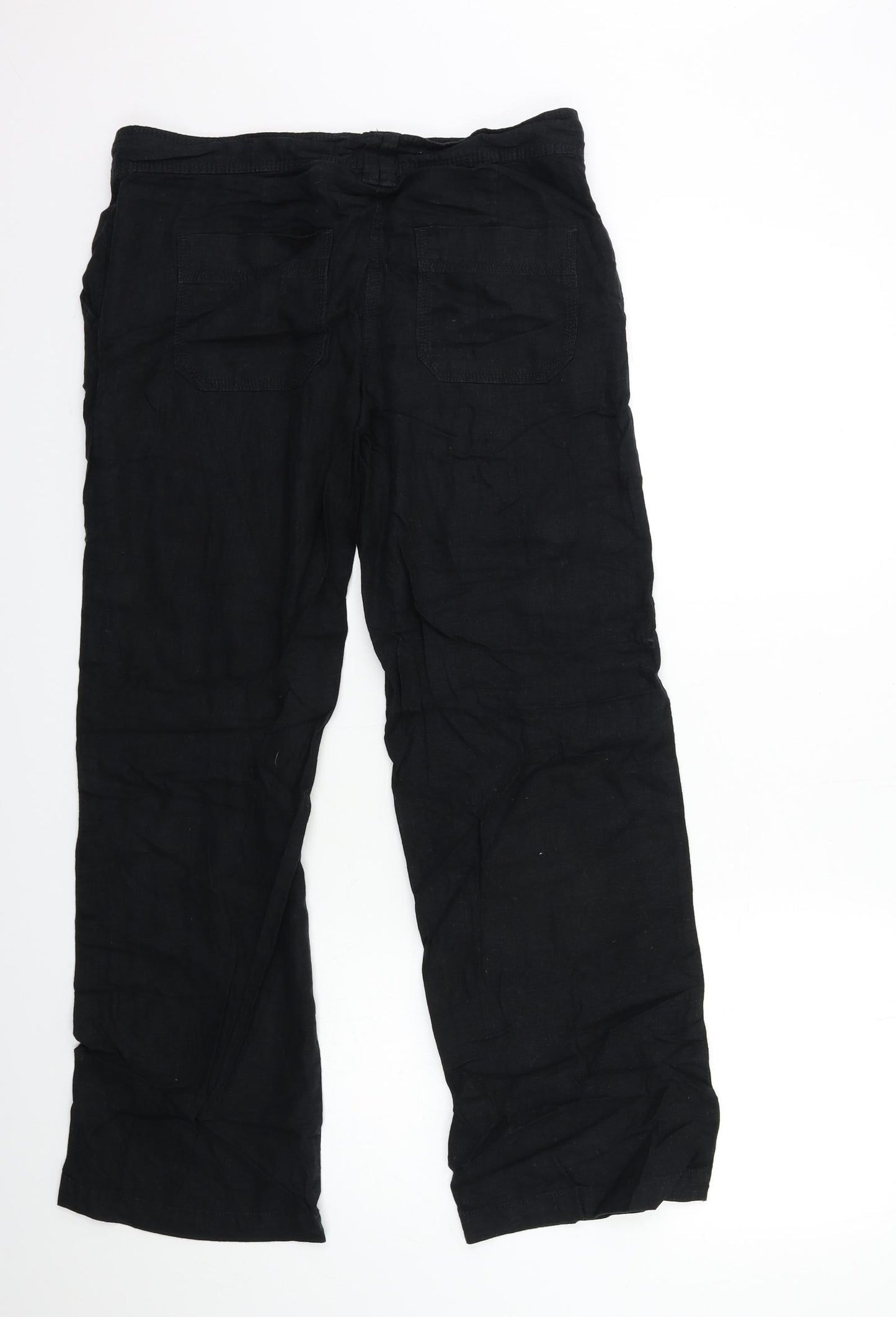 NEXT Womens Black   Trousers  Size 12 L30 in