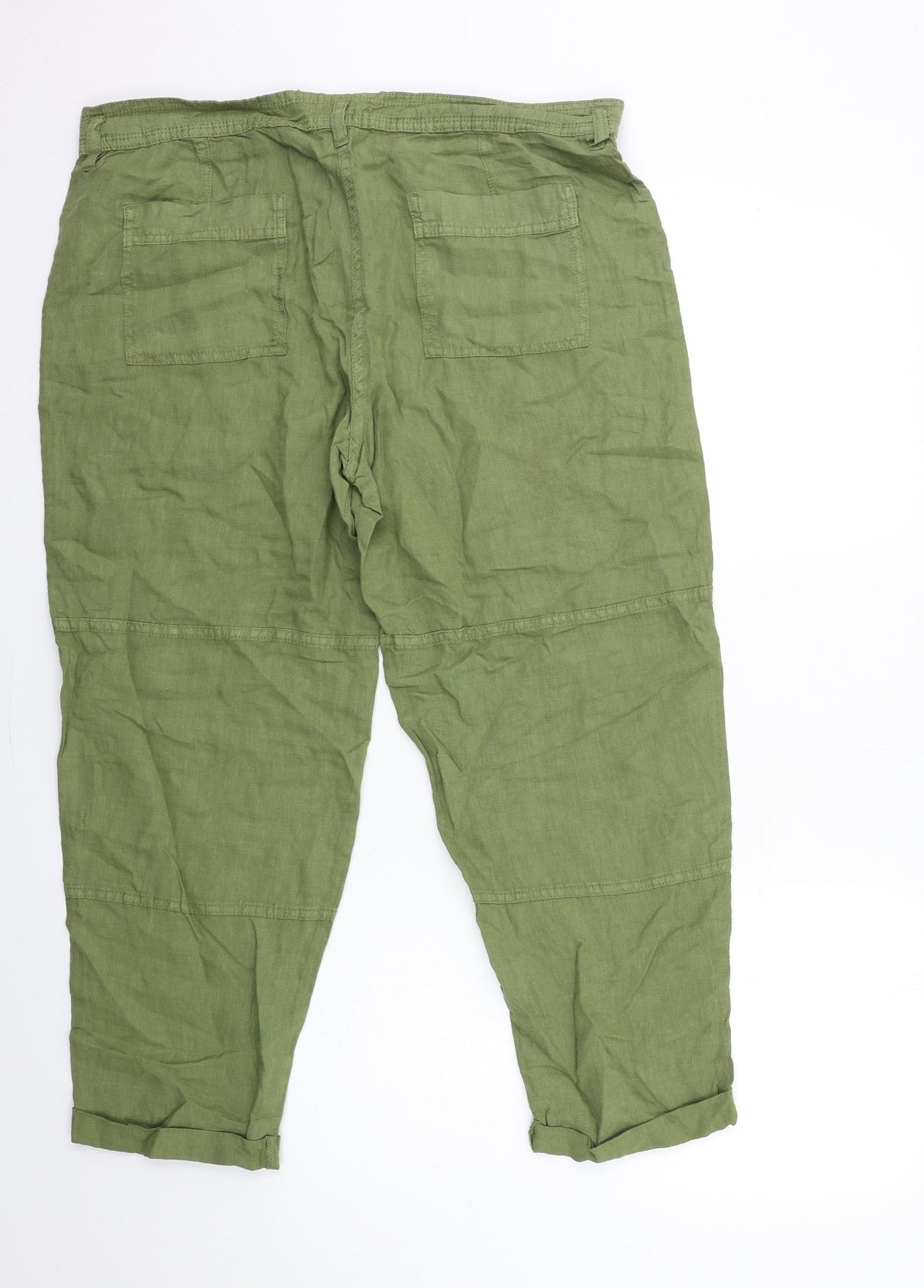 F&F Womens Green   Trousers  Size 16 L20 in