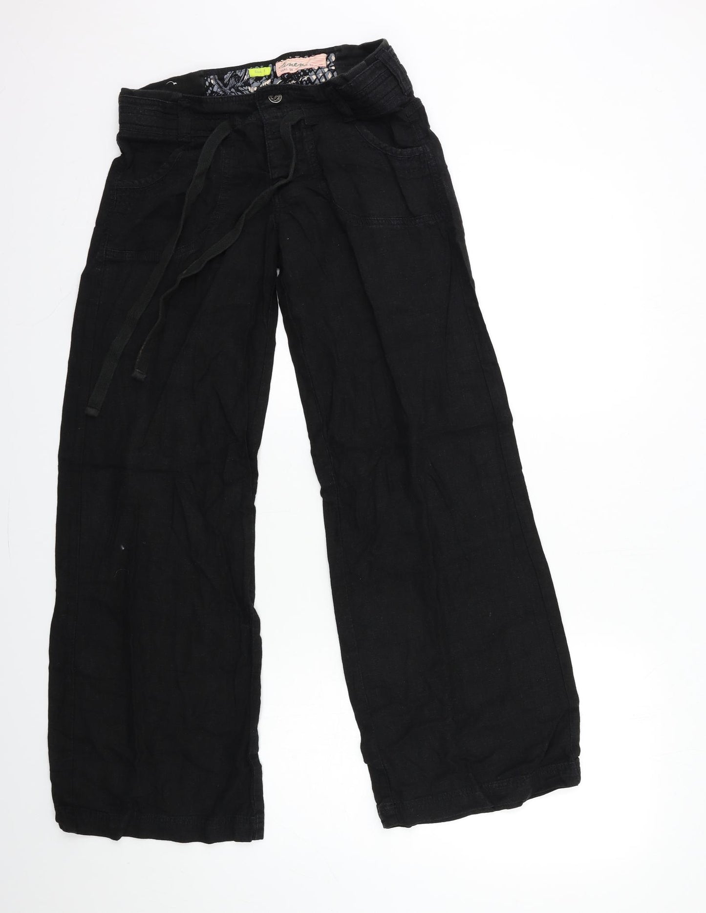 River Island Womens Black   Trousers  Size 8 L31 in