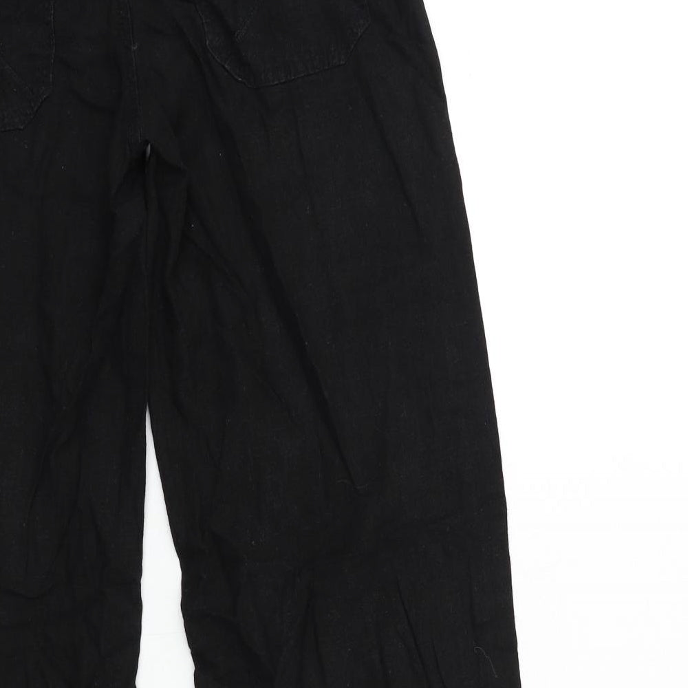 River Island Womens Black   Trousers  Size 8 L31 in