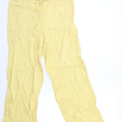 einhorn Womens Yellow   Trousers  Size 12 L30 in