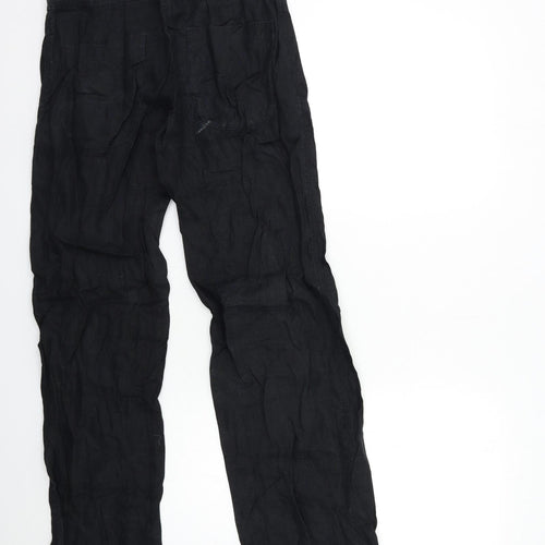 H&M Womens Black   Trousers  Size 6 L30 in