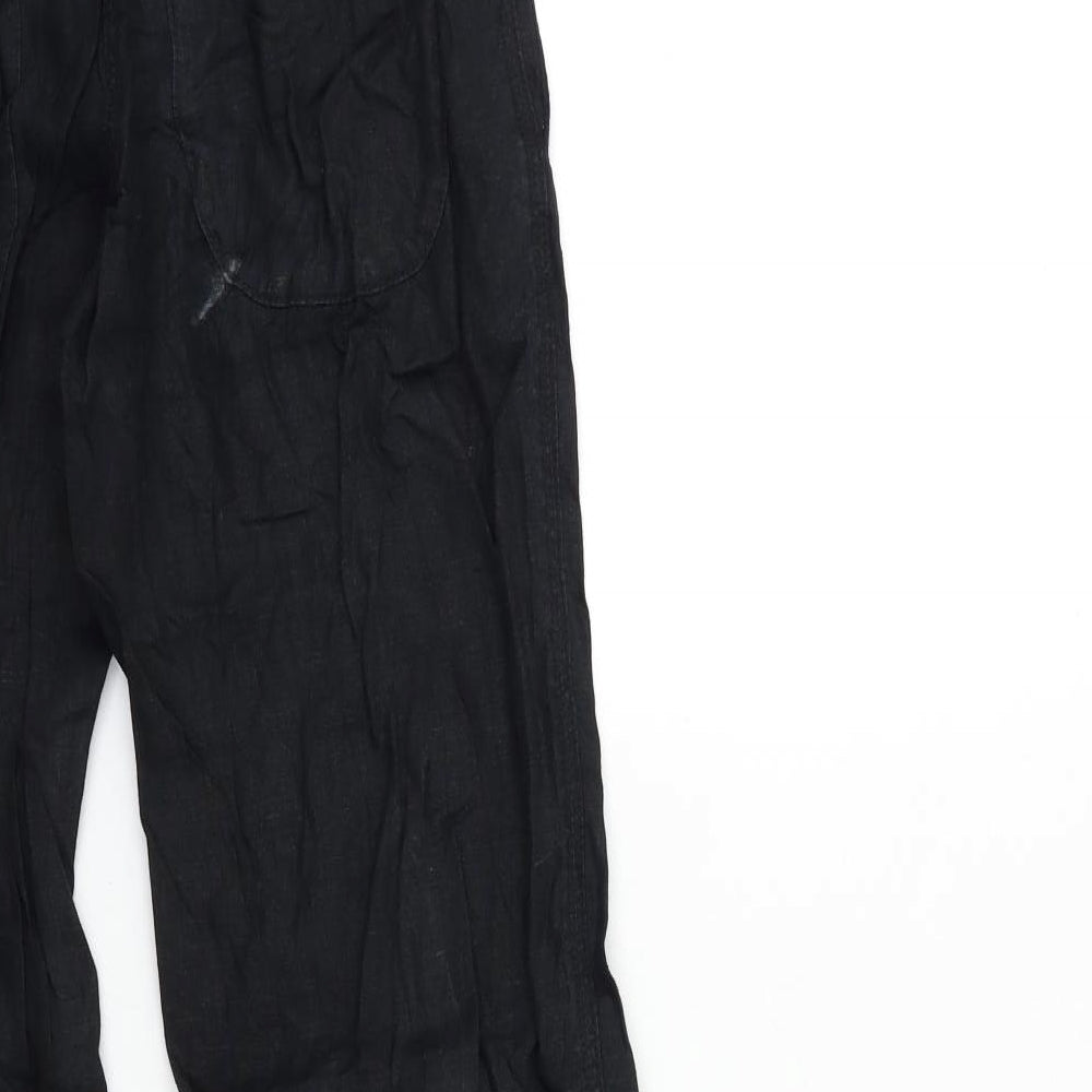 H&M Womens Black   Trousers  Size 6 L30 in