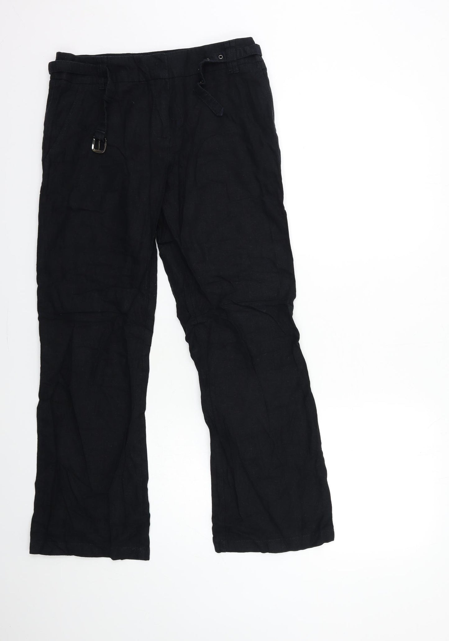 George Womens Black   Trousers  Size 10 L28 in