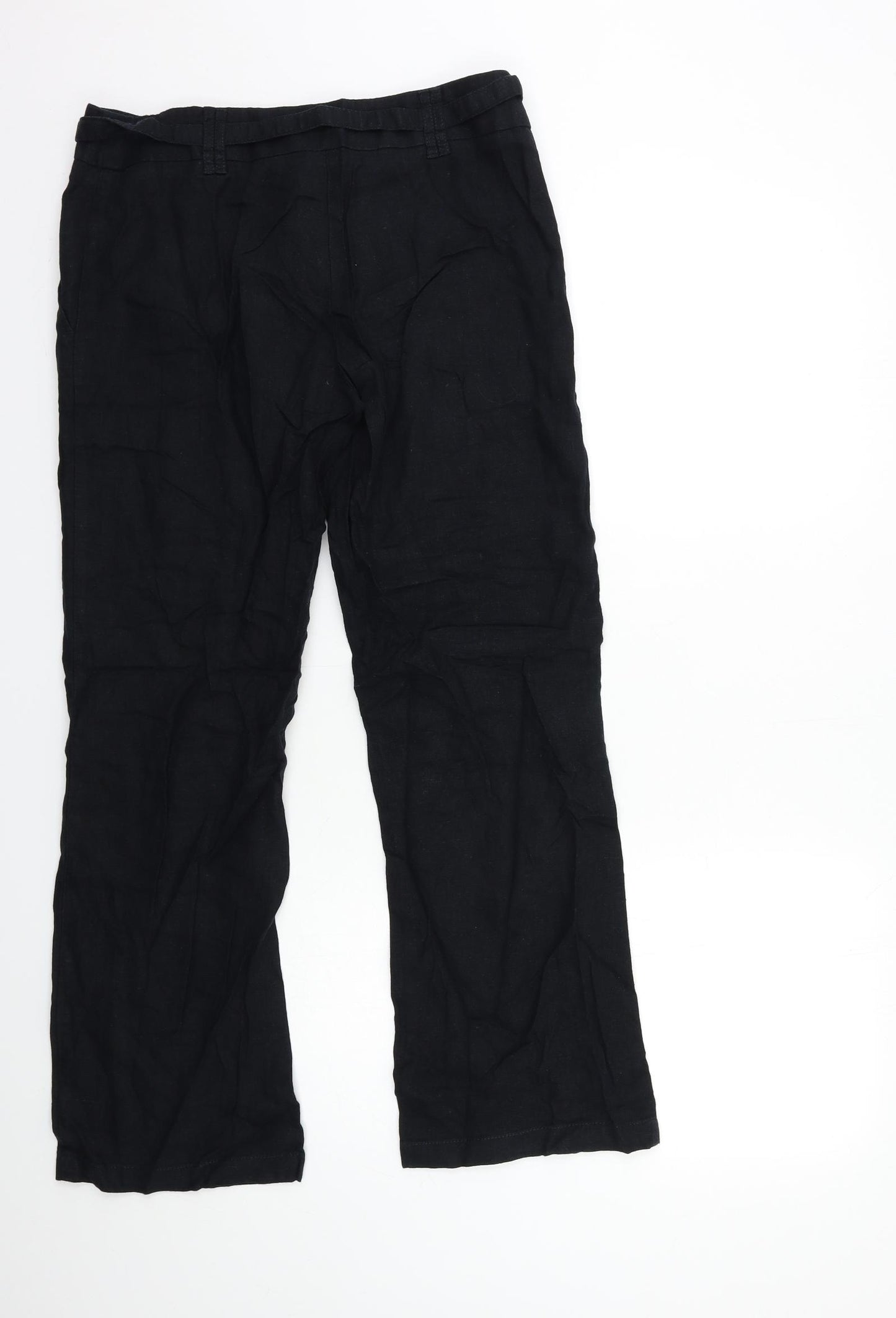 George Womens Black   Trousers  Size 10 L28 in