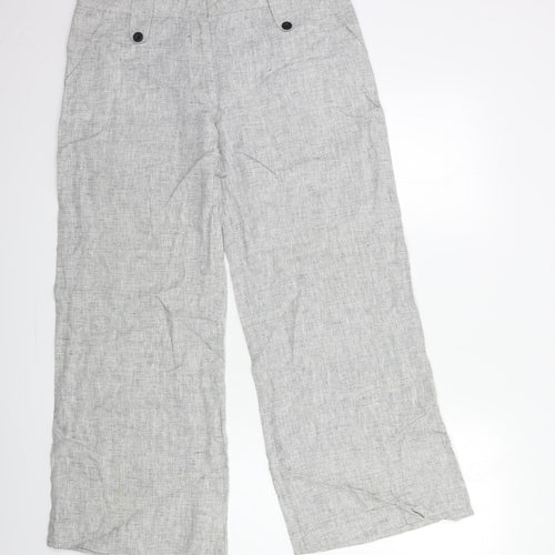 Betty Jackson Womens Grey   Trousers  Size 14 L29 in