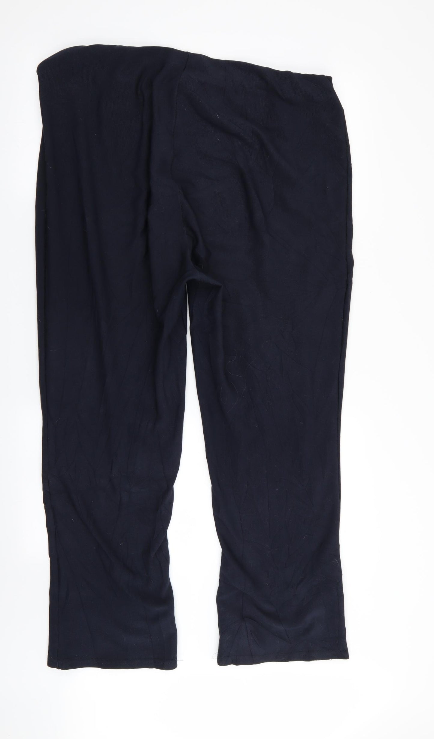 Preworn Womens Blue   Trousers  Size 20 L28 in - Stretch waistband