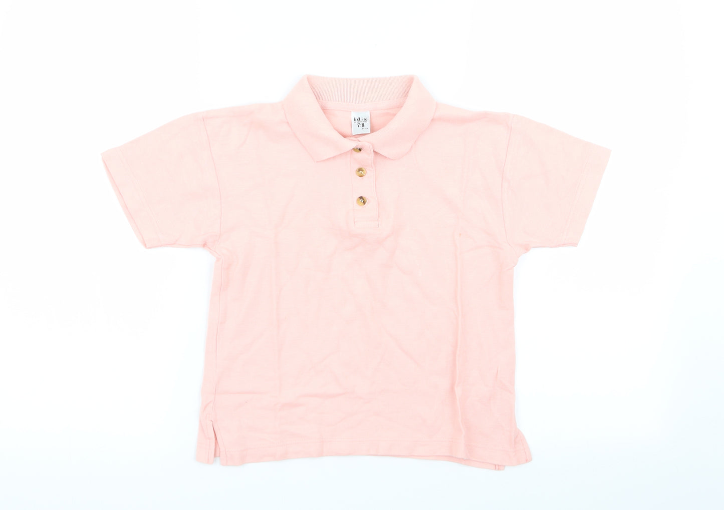 IDX Boys Pink   Basic Polo Size 7-8 Years