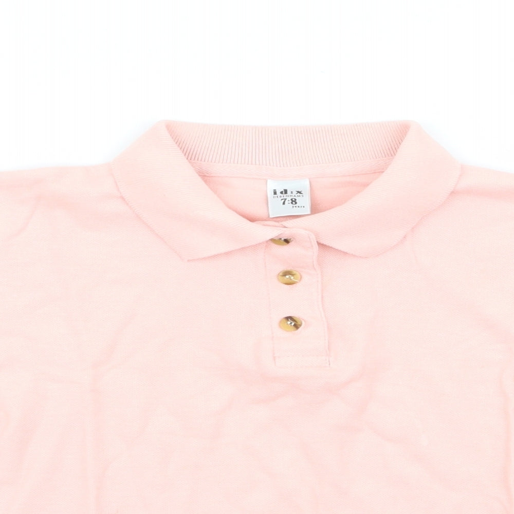 IDX Boys Pink   Basic Polo Size 7-8 Years