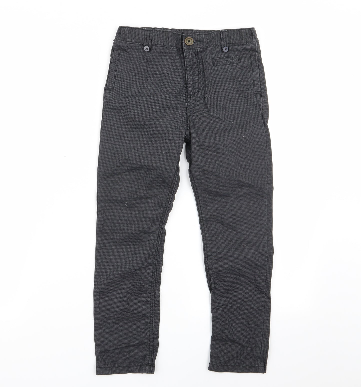 F&F Boys Black   Straight Jeans Size 6-7 Years