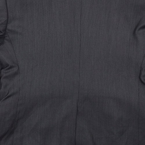 M&C Mens Black Striped  Jacket Blazer Size 46