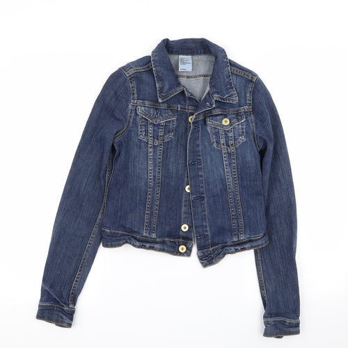 H&M Womens Blue   Jacket  Size 6