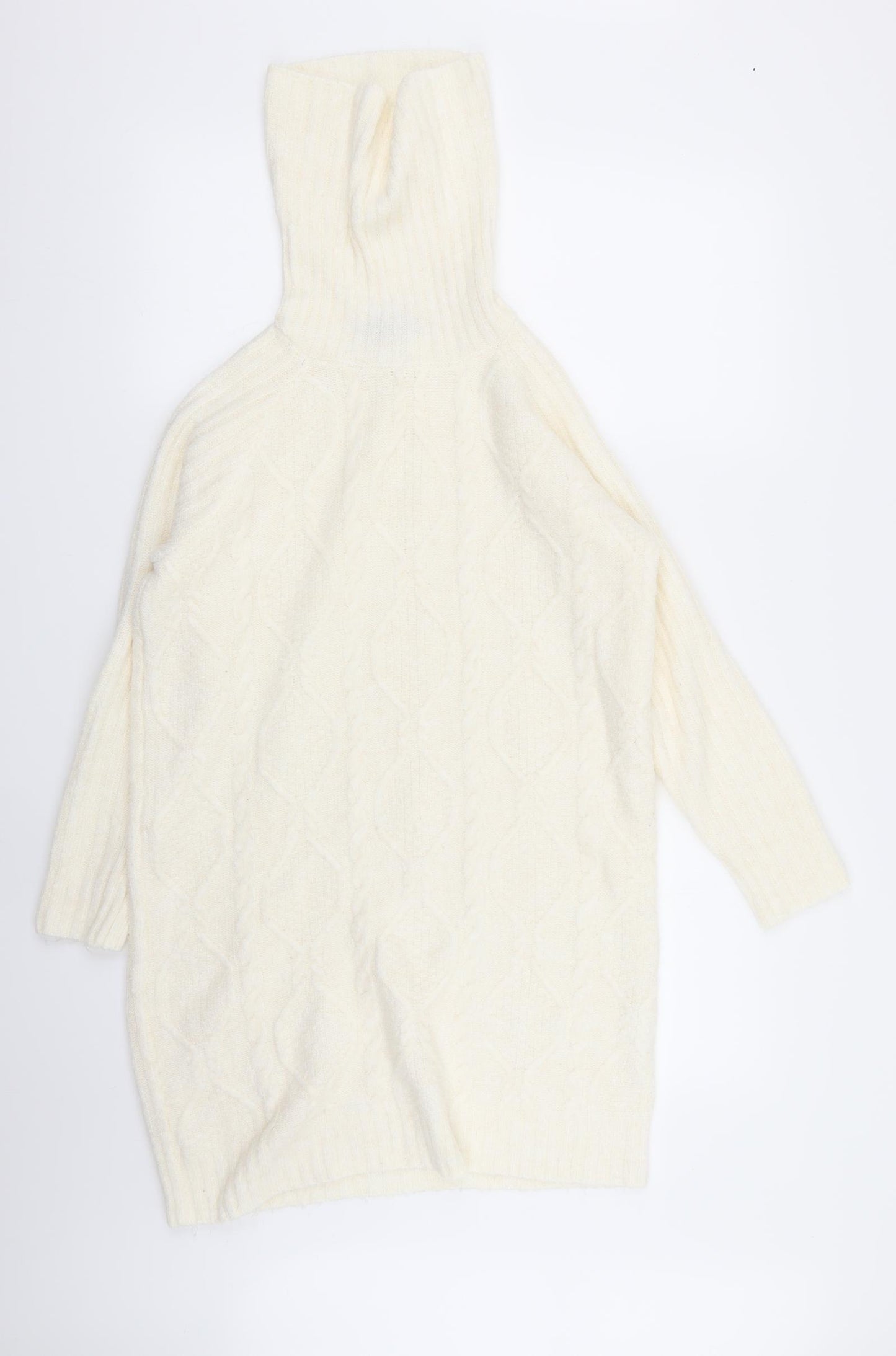 Primark Womens Beige   Jumper Dress  Size 4  - size 4-6