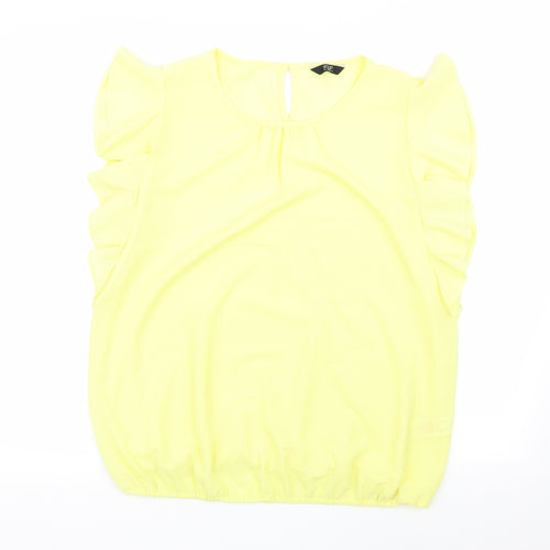 F&F Womens Yellow   Basic Blouse Size 16