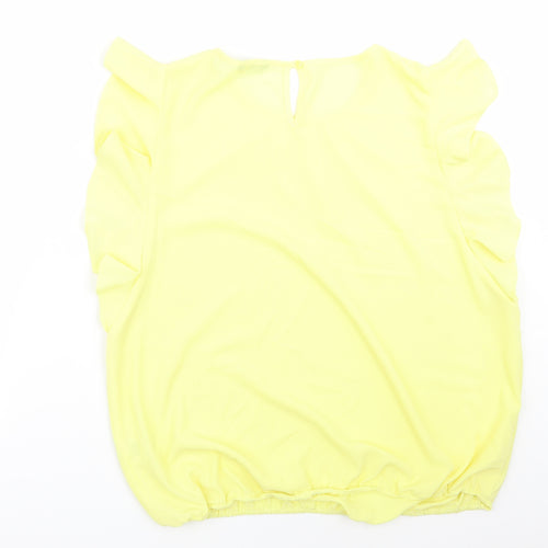 F&F Womens Yellow   Basic Blouse Size 16