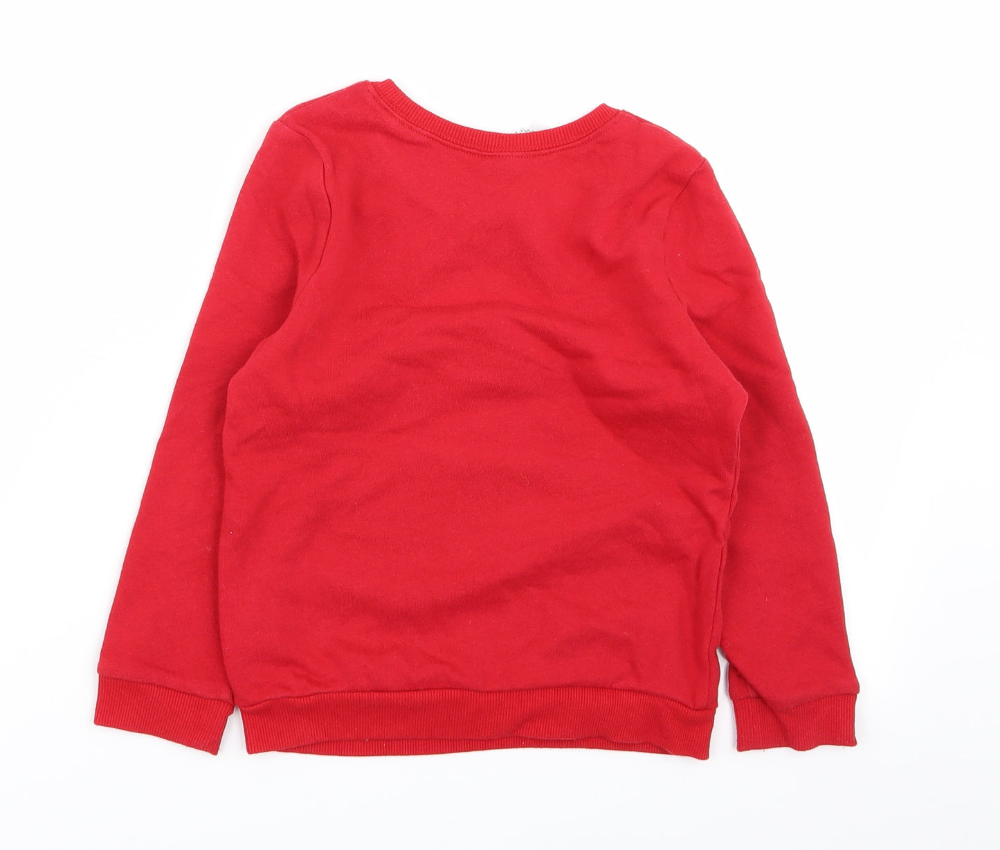 Avon Girls Red   Pullover Jumper Size 7-8 Years  - christmas